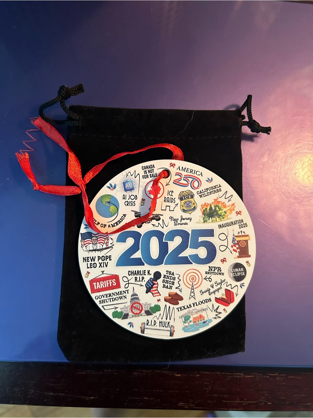 2025 Decorative Ornament - America 250 year